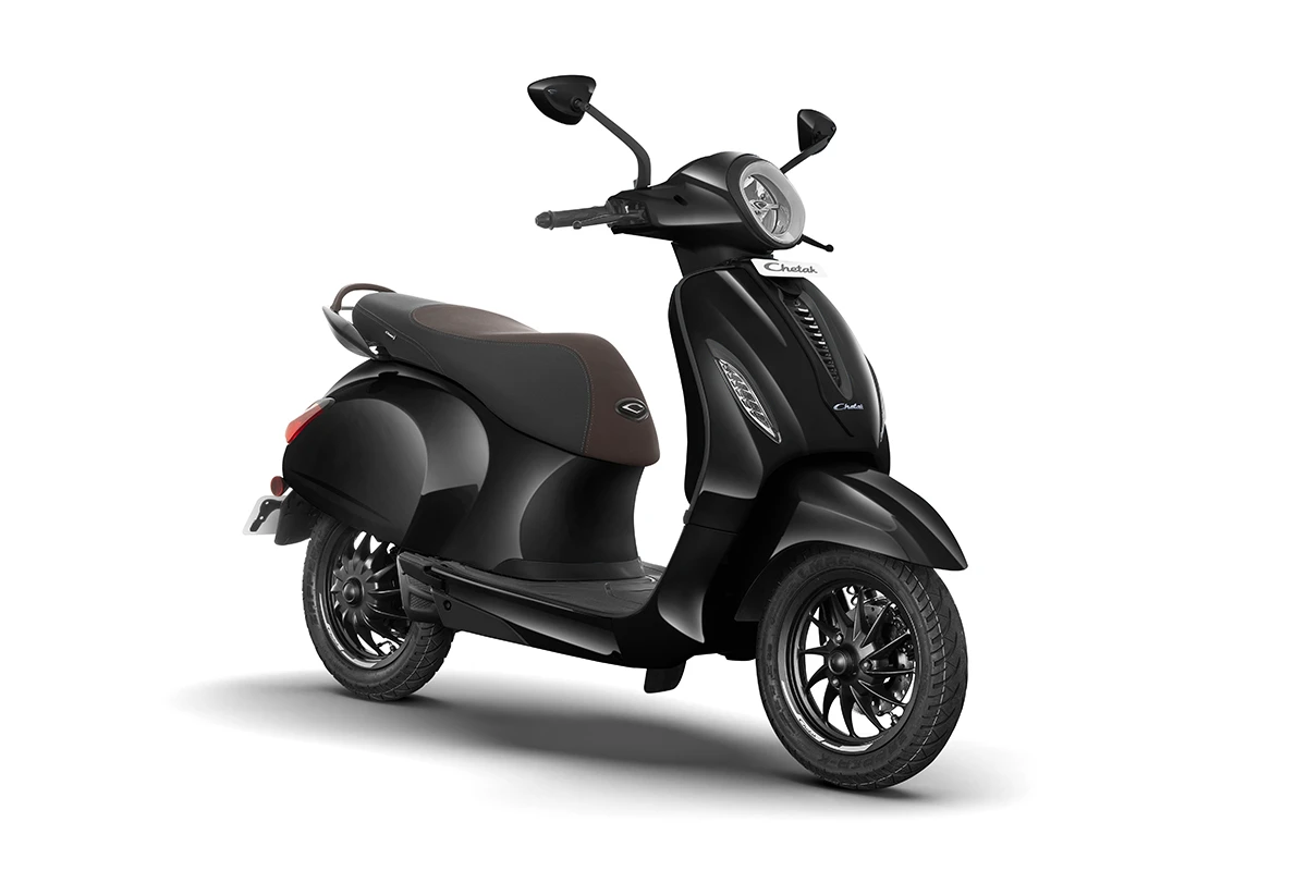 Bajaj Chetak Electric Scooter in Black | Muthoot Capital