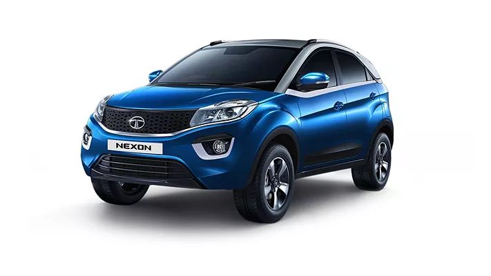 Blue Tata Nexon