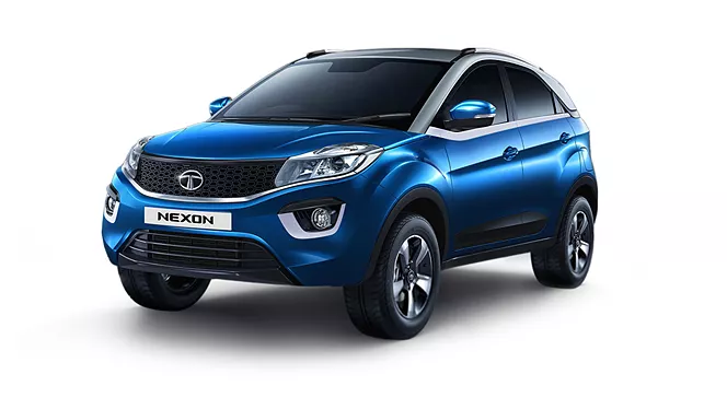 Blue  Tata Nexon