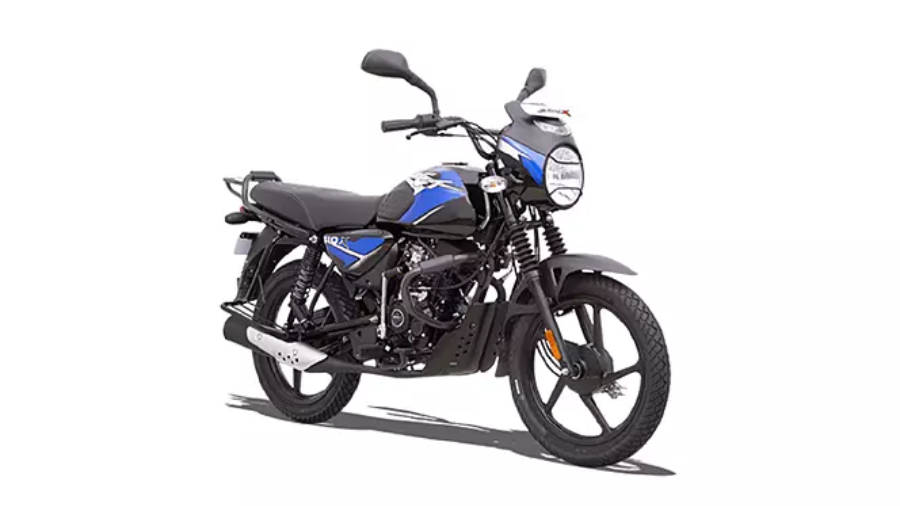 Bajaj CT 110 in Ebony Black - Blue Colour | Muthoot Capital