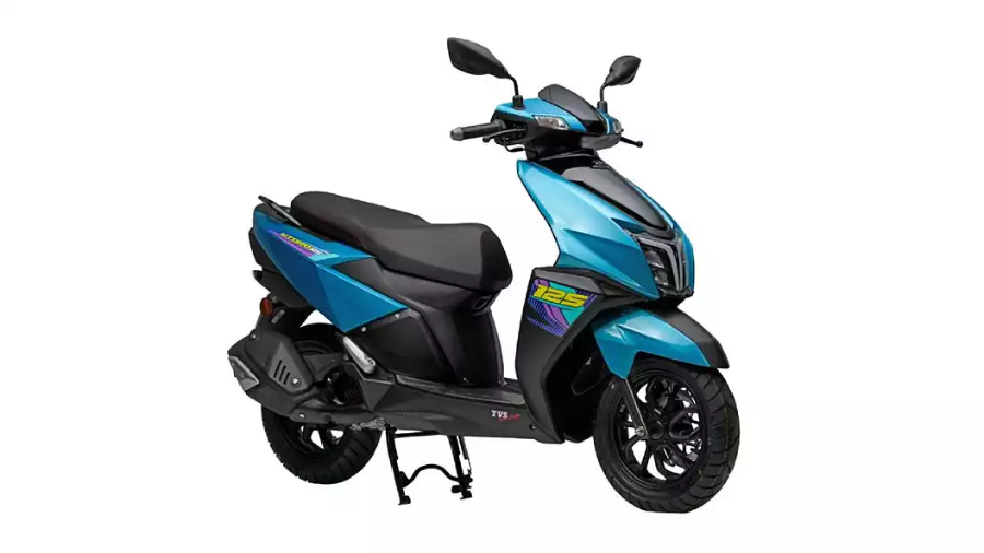 TVS Ntorq 125 in Turquoise Blue Colour | Muthoot Capital