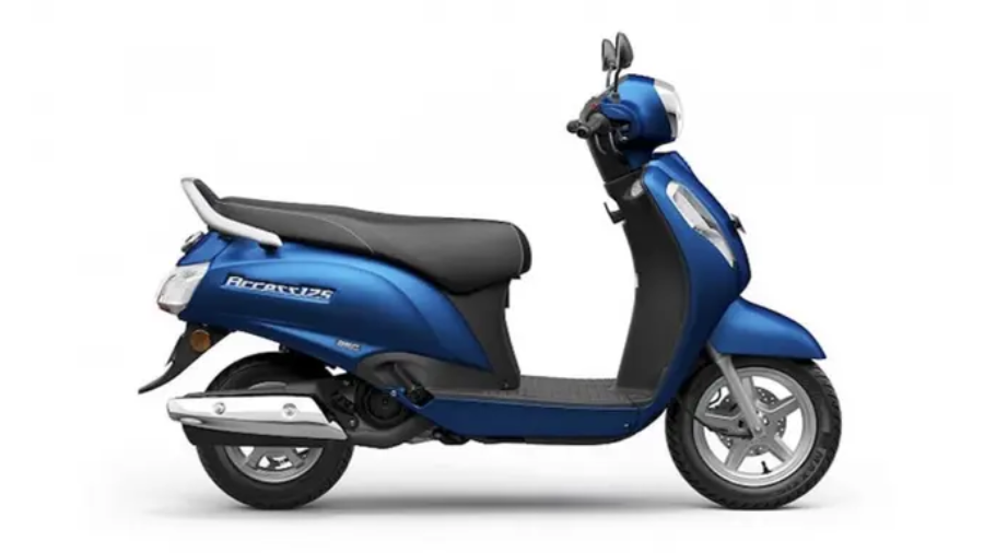 Suzuki Access 125 in Matte Blue | Muthoot Capital