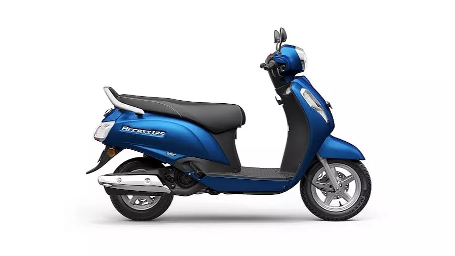 Suzuki Access 125 in Metallic Dark Greenish Blue Std | Muthoot Capital 