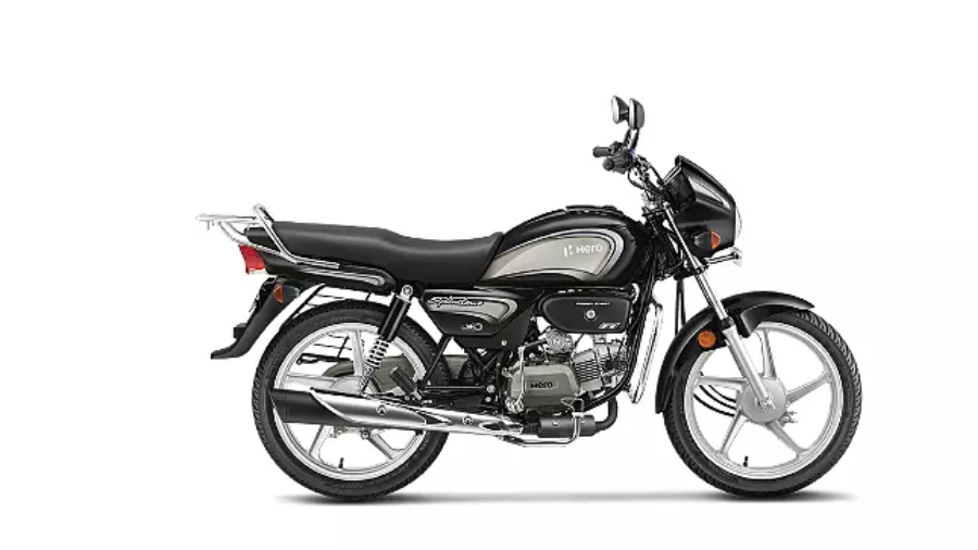 Hero Splendor Plus in Black Grey Stripe Colour | Muthoot Capital 