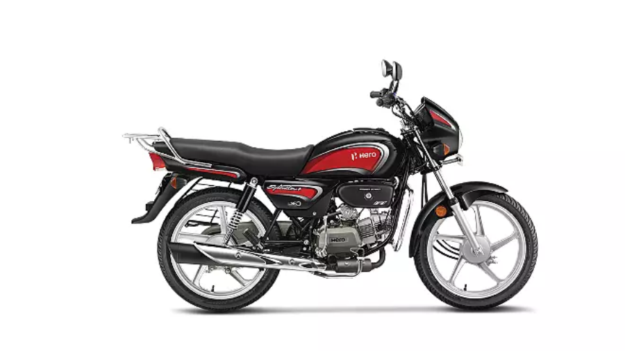 Hero Splendor Plus in Sports Red Black Colour | Muthoot Capital 